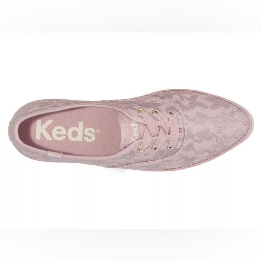 Keds Pink Lace Pointed Toe Sneaker